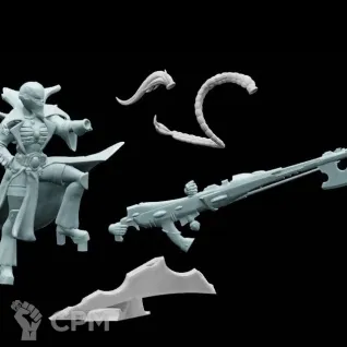 Описание картинки Death Jester от 3Д печать миниатюр по цене 504руб | Свободный Рынок Миниатюр - СРМ