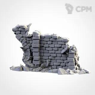 Описание картинки Руины заброшенного города 7 от Северная печать по цене 1 000руб | Свободный Рынок Миниатюр - СРМ