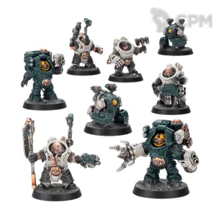 Описание картинки Набор миниатюр Warhammer Necromunda Ironhead Squat Charter Masters and Drill Masters от Дауран по цене 4 400руб | Свободный Рынок Миниатюр - СРМ
