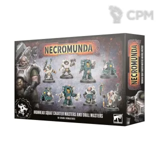 Описание картинки Набор миниатюр Warhammer Necromunda Ironhead Squat Charter Masters and Drill Masters от Дауран по цене 4 400руб | Свободный Рынок Миниатюр - СРМ