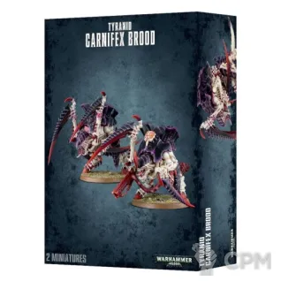 Описание картинки Набор миниатюр Warhammer 40,000: Tyranids: Carnifex Brood от SectorA13 по цене 66 666руб | Свободный Рынок Миниатюр - СРМ