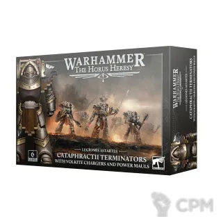 Описание картинки Cataphractii Terminators with Volkite Chargers and Power Mauls от LifeIsNow по цене 6 790руб | Свободный Рынок Миниатюр - СРМ