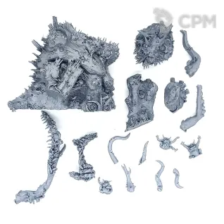 Описание картинки Cor'bax Utterblight, Daemon Prince of the Rui от Red Rooster по цене 4 611руб | Свободный Рынок Миниатюр - СРМ