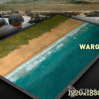 Описание картинки Игровое поле "Landing zone" bm038 6'х4' от WargamePrint по цене 3 450руб | Свободный Рынок Миниатюр - СРМ