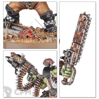 Описание картинки Armageddon: 10 Ork Boyz + 5 Gretchins от GLOM по цене 3 500руб | Свободный Рынок Миниатюр - СРМ