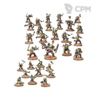 Описание картинки 20 Ork Boyz and 10 Gretchin (Armageddon) от 40000ForDudes по цене 2 800руб | Свободный Рынок Миниатюр - СРМ