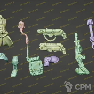Описание картинки Kill Team: Veteran Guardsmen от Formosa Printing по цене 1 200руб | Свободный Рынок Миниатюр - СРМ