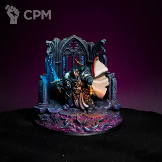Описание картинки Black Templars Emperor's Champion от LDBits по цене 15 000руб | Свободный Рынок Миниатюр - СРМ