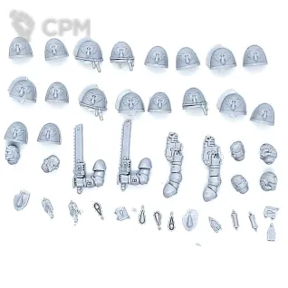 Описание картинки Blood angels Primaris upgrades (x2 sprue) от Red Rooster по цене 922руб | Свободный Рынок Миниатюр - СРМ