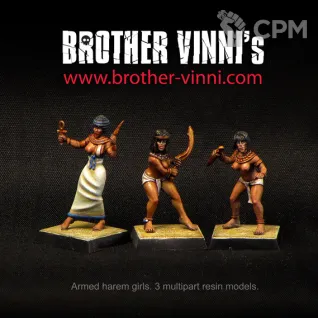 Описание картинки armed egyptian girls( 3 models) от Brother Vinni по цене 1 148руб | Свободный Рынок Миниатюр - СРМ