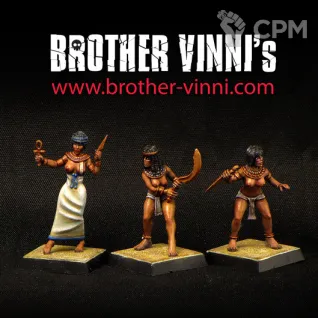 Описание картинки armed egyptian girls( 3 models) от Brother Vinni по цене 1 148руб | Свободный Рынок Миниатюр - СРМ