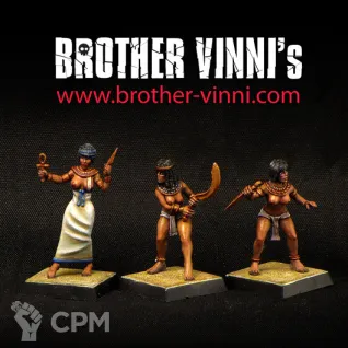 Описание картинки armed egyptian girls( 3 models) от Brother Vinni по цене 1 148руб | Свободный Рынок Миниатюр - СРМ