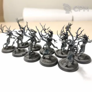 Описание картинки Sylvaneth Dryads от Nighttear по цене 4 000руб | Свободный Рынок Миниатюр - СРМ