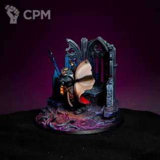 Описание картинки Black Templars Emperor's Champion от LDBits по цене 15 000руб | Свободный Рынок Миниатюр - СРМ