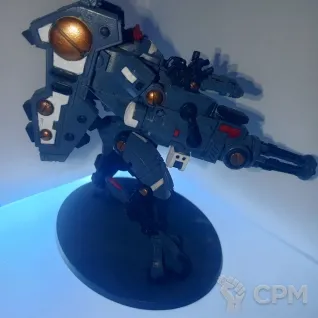 Описание картинки Riptide Battlesuit от Amelio по цене 5 500руб | Свободный Рынок Миниатюр - СРМ