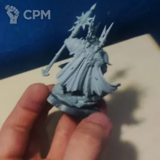 Описание картинки Chaos lord in terminator armor от FreeZ по цене 2 000руб | Свободный Рынок Миниатюр - СРМ