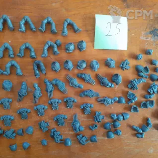 Описание картинки Tactical Squad с когтями\штормболтерами от Nailbrain по цене 4 000руб | Свободный Рынок Миниатюр - СРМ