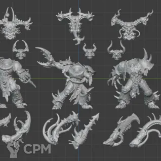 Описание картинки Chaos Possessed от Formosa Printing по цене 1 000руб | Свободный Рынок Миниатюр - СРМ