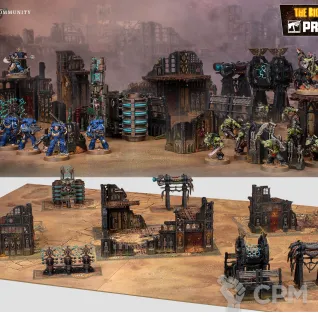 Описание картинки Террейн Armageddon Battlezone + поле ( Оригинал ) от Gregor98 по цене 20 000руб | Свободный Рынок Миниатюр - СРМ
