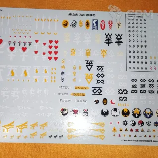 Описание картинки Aeldari Craftworlds Transfer Sheets от aldger по цене 150руб | Свободный Рынок Миниатюр - СРМ