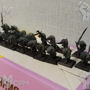 Описание картинки Сlanrats with spears x20 от Xero по цене 2 000руб | Свободный Рынок Миниатюр - СРМ