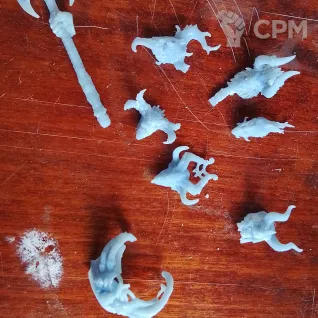 Описание картинки Daemon Prince (старый) от Egref по цене 1 100руб | Свободный Рынок Миниатюр - СРМ