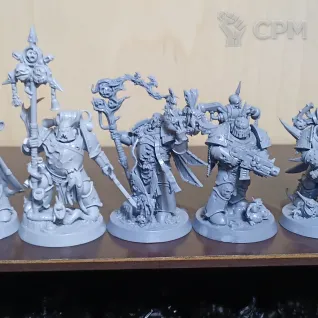 Описание картинки Plague Marines Kill Team от MaxxZ по цене 1 500руб | Свободный Рынок Миниатюр - СРМ