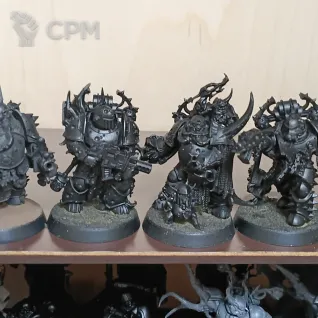 Описание картинки Plague Marines (литьё) от MaxxZ по цене 1 900руб | Свободный Рынок Миниатюр - СРМ