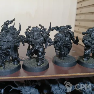 Описание картинки Plague Marines (литьё) от MaxxZ по цене 1 900руб | Свободный Рынок Миниатюр - СРМ