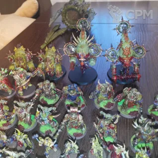 Описание картинки Death guard армия от yura6904 по цене 9 000руб | Свободный Рынок Миниатюр - СРМ