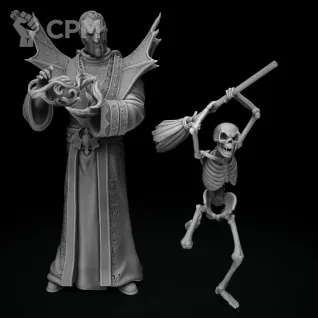 Описание картинки Xardas Deceiver of the Gods 75 mm от LDBits по цене 2 739руб | Свободный Рынок Миниатюр - СРМ