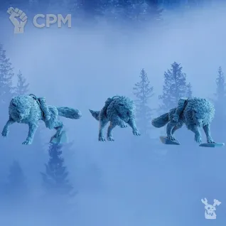 Описание картинки Thunderwolf Cavalry от MrMetalHorror по цене 1 000руб | Свободный Рынок Миниатюр - СРМ