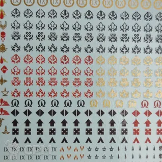 Описание картинки Transfer Sheet Blood Angels от ССП по цене 1 800руб | Свободный Рынок Миниатюр - СРМ