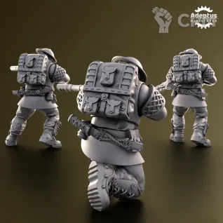 Описание картинки Snipers Sunclaw Regiment от Zakat-3D по цене 210руб | Свободный Рынок Миниатюр - СРМ