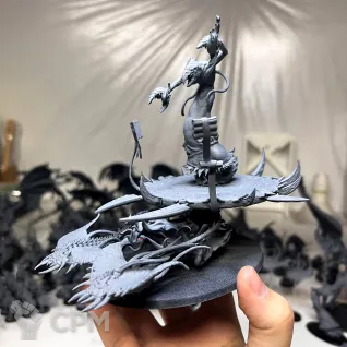 Описание картинки Burning Chariot of Tzeentch от Магазин Альфария по цене 1 400руб | Свободный Рынок Миниатюр - СРМ