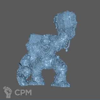 Описание картинки Сокровищный голем (Treasure Golem) от Formosa Printing по цене 350руб | Свободный Рынок Миниатюр - СРМ