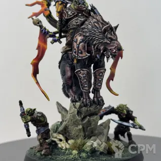 Описание картинки Армия Gloomspite Gitz Gitmob Покрашенная от danypingvin по цене 39 000руб | Свободный Рынок Миниатюр - СРМ
