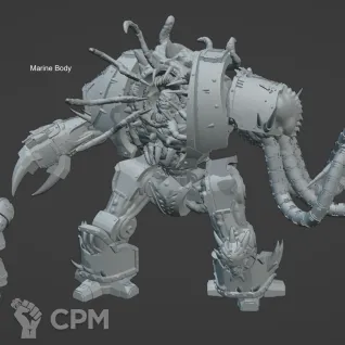 Описание картинки Helbrute - альт от Магазин Альфария по цене 850руб | Свободный Рынок Миниатюр - СРМ