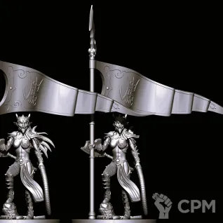 Описание картинки Sisters of Slaughter with Bladed Bucklers от Магазин Альфария по цене 1 000руб | Свободный Рынок Миниатюр - СРМ