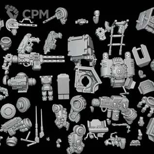 Описание картинки Primaris Invictor Tactical Warsuit от Surreal Factory по цене 1 150руб | Свободный Рынок Миниатюр - СРМ