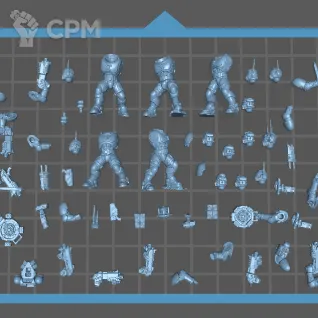 Описание картинки PRIMARIS INFILTRATORS / INCURSORS (10 шт.) от Formosa Printing по цене 1 300руб | Свободный Рынок Миниатюр - СРМ