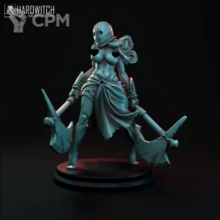 Описание картинки Berserker Nun от Manufactorum76 по цене 160руб | Свободный Рынок Миниатюр - СРМ