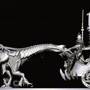 Описание картинки Drakespawn Chariot от Магазин Альфария по цене 850руб | Свободный Рынок Миниатюр - СРМ