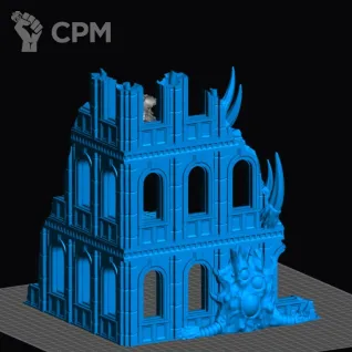 Описание картинки Miasma Corner Ruins 4 от Магазин Альфария по цене 1 100руб | Свободный Рынок Миниатюр - СРМ