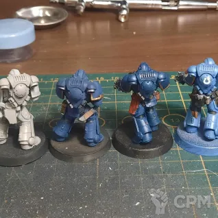 Описание картинки Primaris Intercessors (4 шт. разные) от  по цене 1 200руб | Свободный Рынок Миниатюр - СРМ