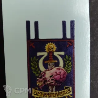 Описание картинки Transfer Sheet Ultramarines от ССП по цене 350руб | Свободный Рынок Миниатюр - СРМ