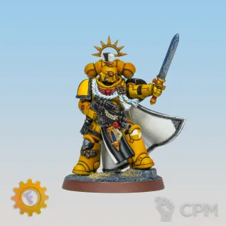Описание картинки Space Marines Primaris Captain от ForgeNight по цене 550руб | Свободный Рынок Миниатюр - СРМ