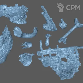 Описание картинки Merwyrm от Formosa Printing по цене 1 400руб | Свободный Рынок Миниатюр - СРМ