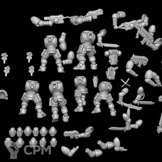 Описание картинки Primaris Reivers от Surreal Factory по цене 850руб | Свободный Рынок Миниатюр - СРМ