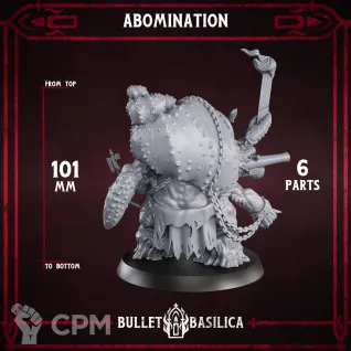 Описание картинки Abomination от Manufactorum76 по цене 3 500руб | Свободный Рынок Миниатюр - СРМ